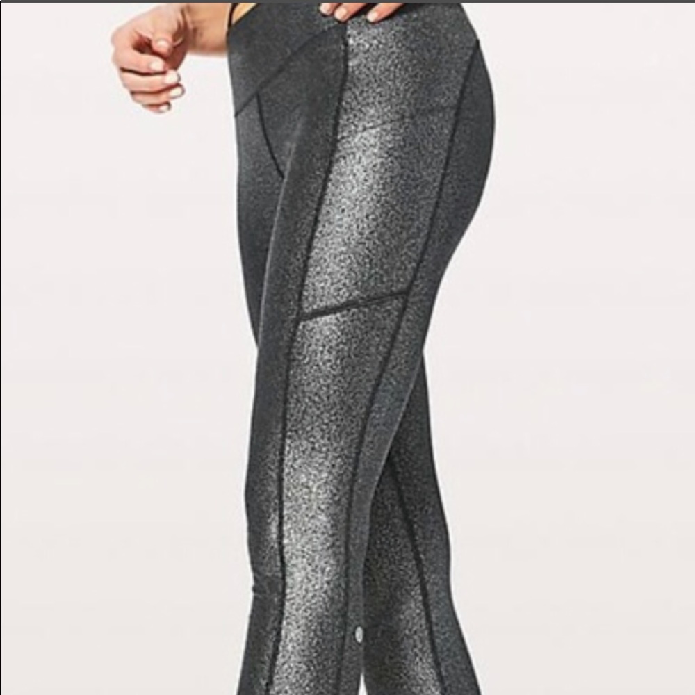 Lululemon speed up metallic leggings